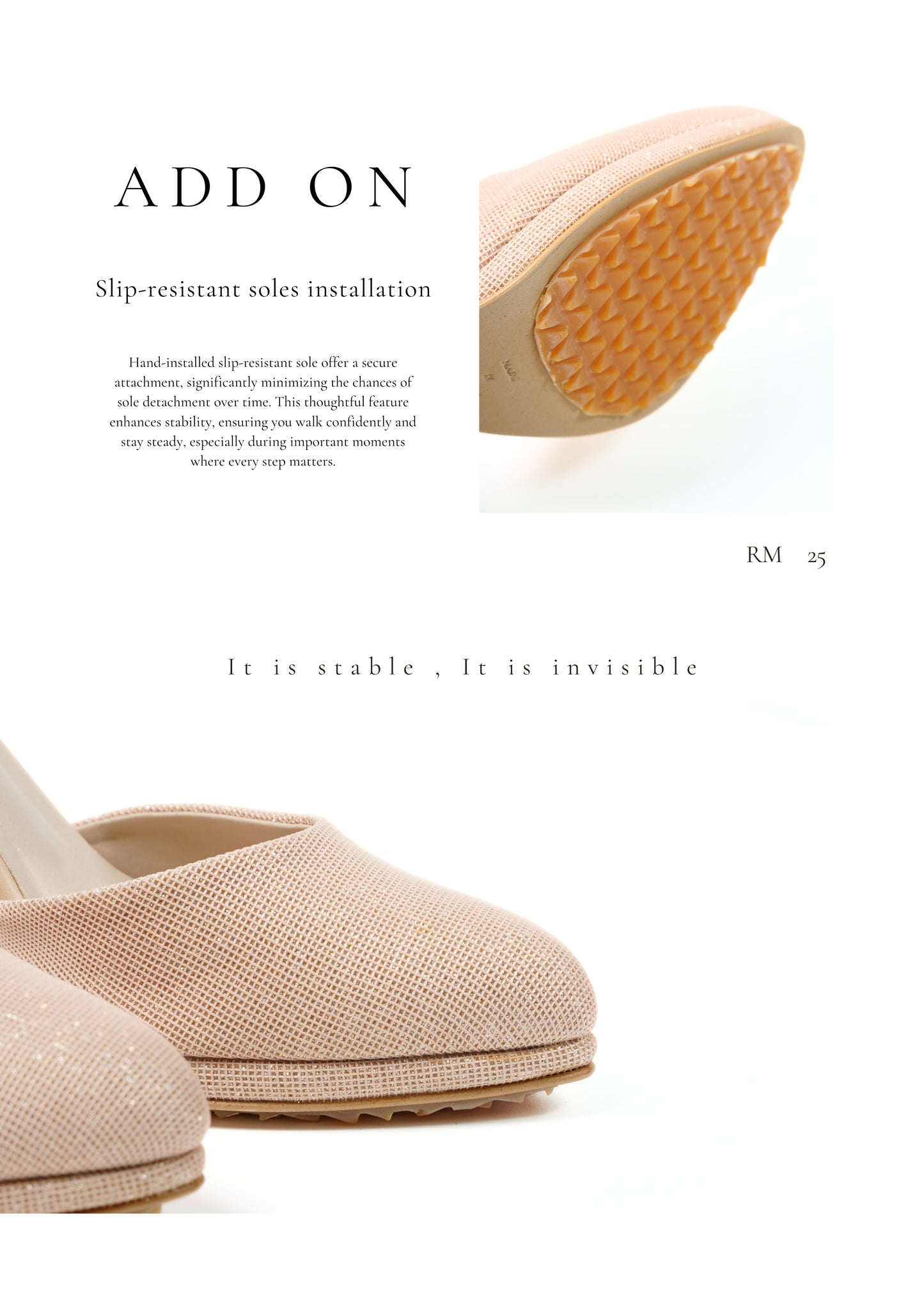 Anti-Slip Soles Installation